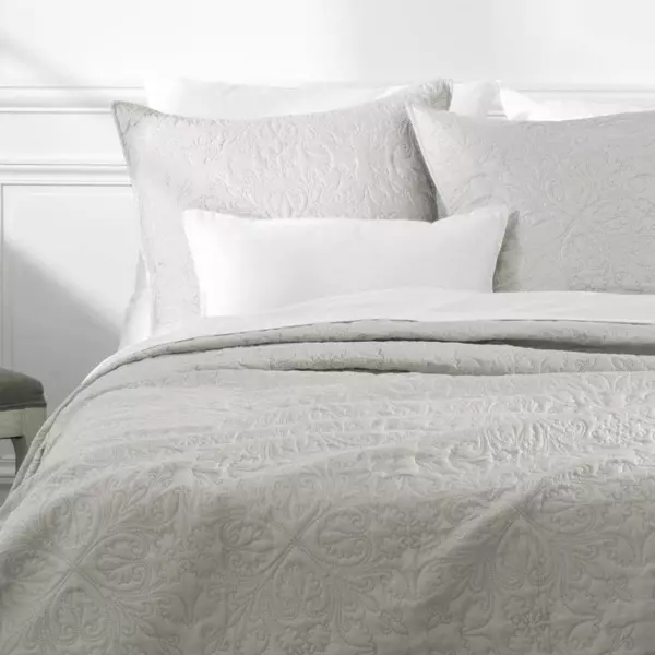 Boutis et taies d'oreiller (240 x 260 cm) Arabesque Lin