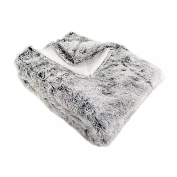 Plaid imitatiebont (150 cm) Ours Grijs