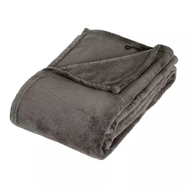 Plaid doux (180 cm) Tendresse Gris