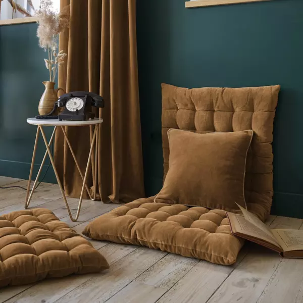 Bodenmatratze aus Baumwollsamt (60 x 120 cm) Victor Camel