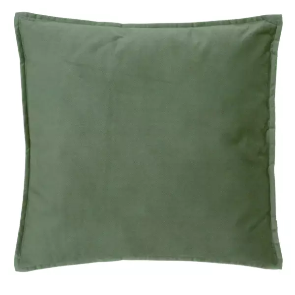 Coussin carr� (55 x 55 cm) Lilou Vert kaki