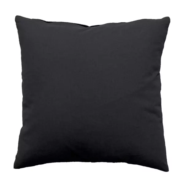 Coussin carr� (40 cm) Etna Gris anthracite