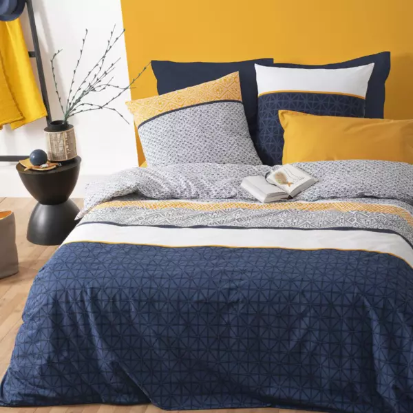 Funda n�rdica y dos fundas para almohadones (240 cm) Ray Etni Azul