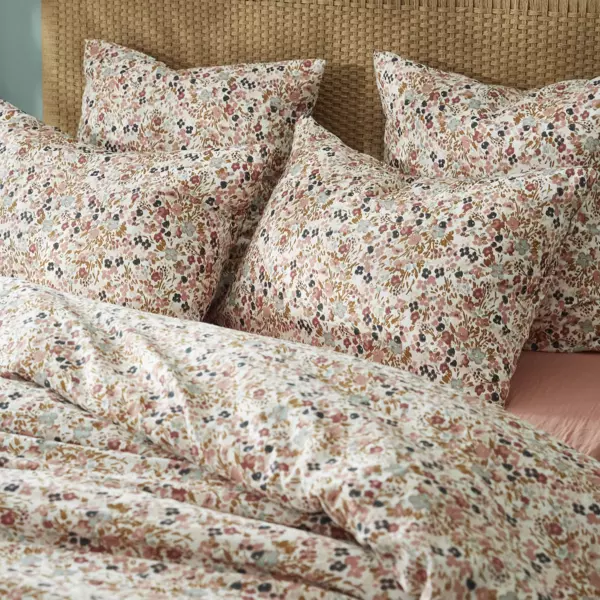 Kussensloop vierkant Katoengaas (60 x 60 cm) Constance Beige