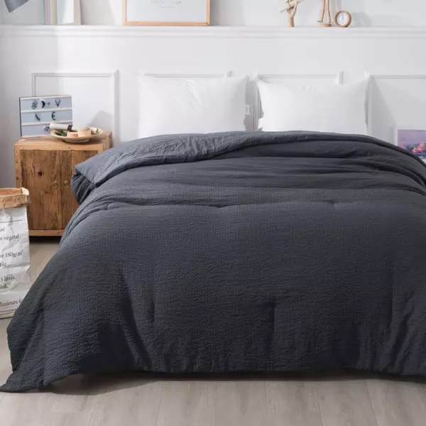 Boutis (230 x 250 cm) Century Gris anthracite