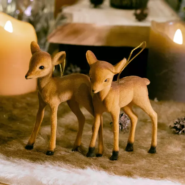 2er Set Rehkitze Pauly Braun