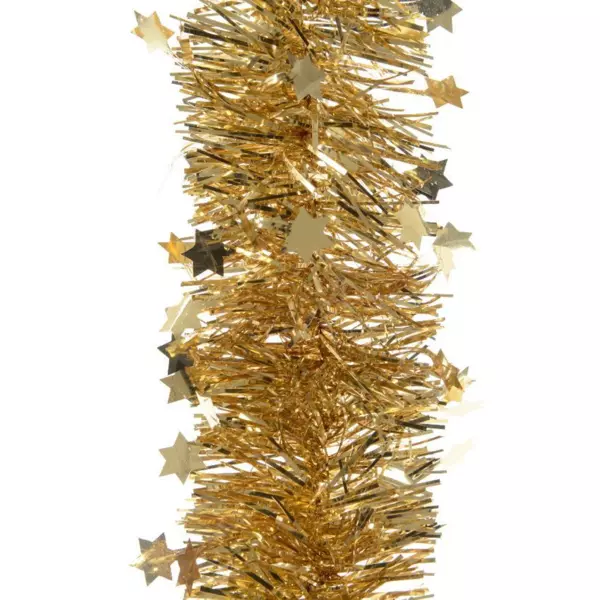 Guirlande de No�l (D10 cm) �toil�e Alpine Or