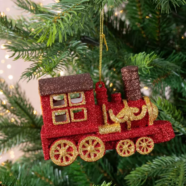 Tren de Navidad Rojo