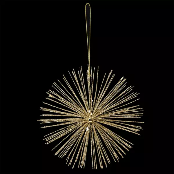 Etoile de No�l � suspendre (H15 cm) Galaxy paillet�e Or