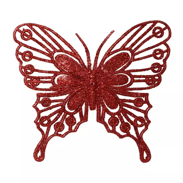 Lote de 2 mariposas Fanny Rojo