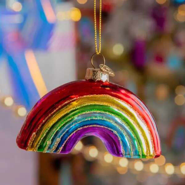 Arc en ciel � suspendre (H7 cm) Multicolore