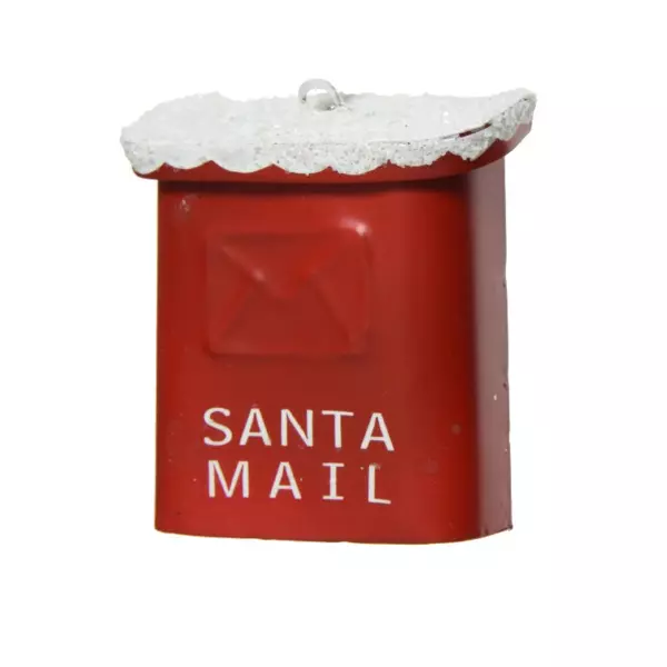 Bo�te aux lettres (H6,5 cm) Santa de No�l Rouge
