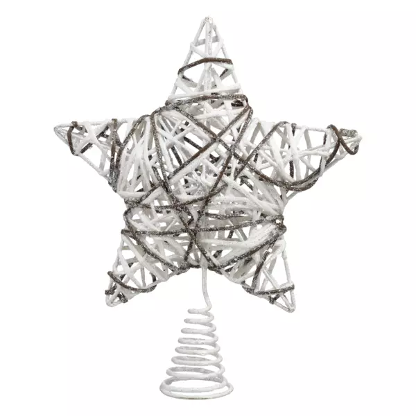 Copa para �rbol Rota lentejuelas Blanco