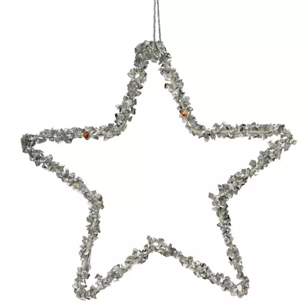 Estrella de Navidad para colgar Gily Plata