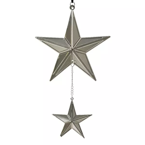 Stella di Natale Duo Argento