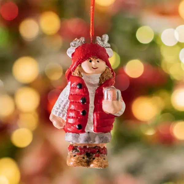 Grote hangdecoratie Ch�rubine Rood