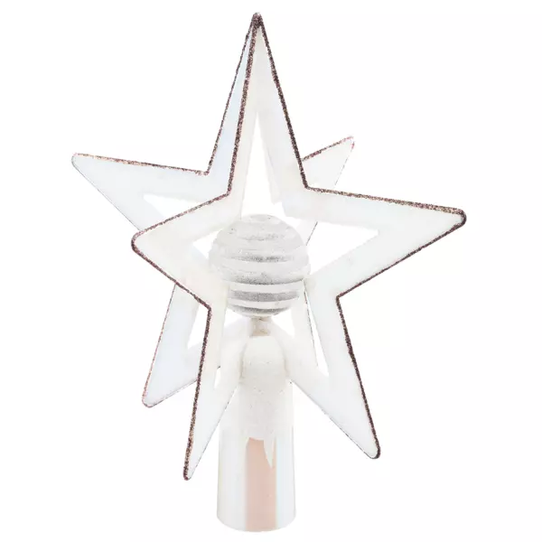 Cimier de sapin 3D Blanc