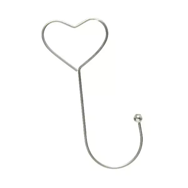 Aufh�nger Herz 12er Set Silber