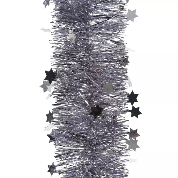 Kerstslinger (D10 cm) met sterretjes Alpine Lila