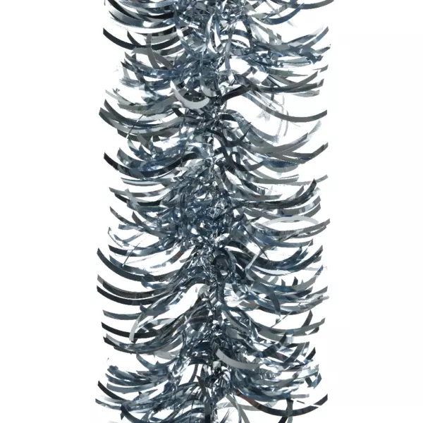 Guirnalda de Navidad (D10 cm) ondulada Alpine Azul gris
