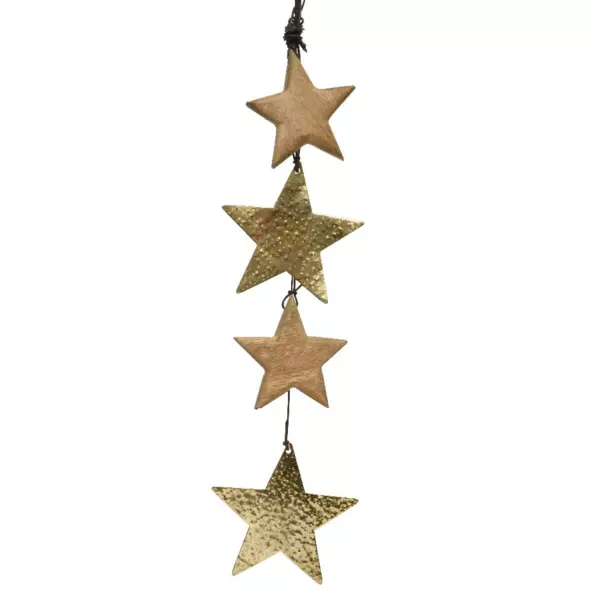 Stella di Natale  grappolo Manguier Oro