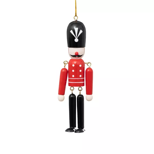 Soldado Cascanueces para colgar James Rojo