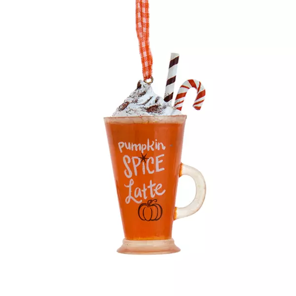 Decorazione natalizia da appendere (7 cm) Coppa Spice Latte Arancione
