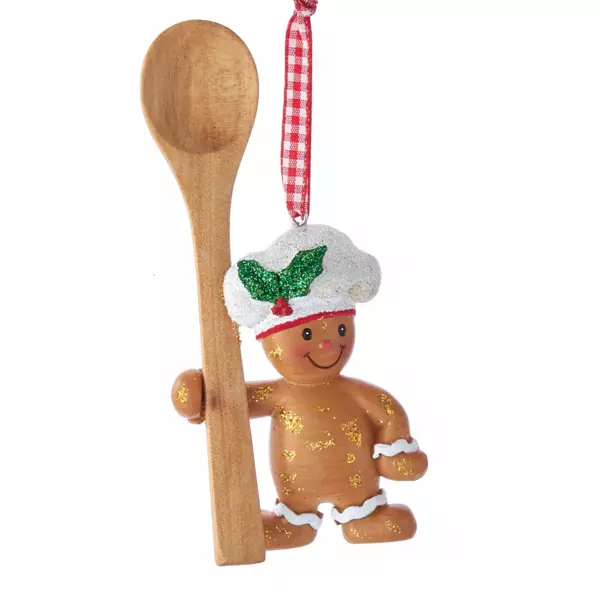 Hangdecoratie Lepel Bruin