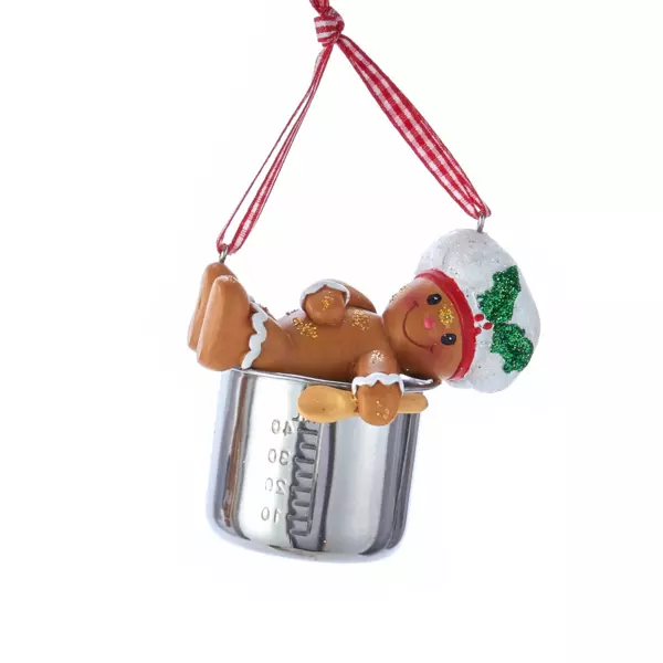 Suspension de No�l (H8 cm) Cuisine Marron