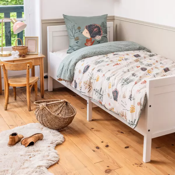 Dekbedovertrek met 1 kussensloop kind katoen (140 cm) Polisson Meerkleurig