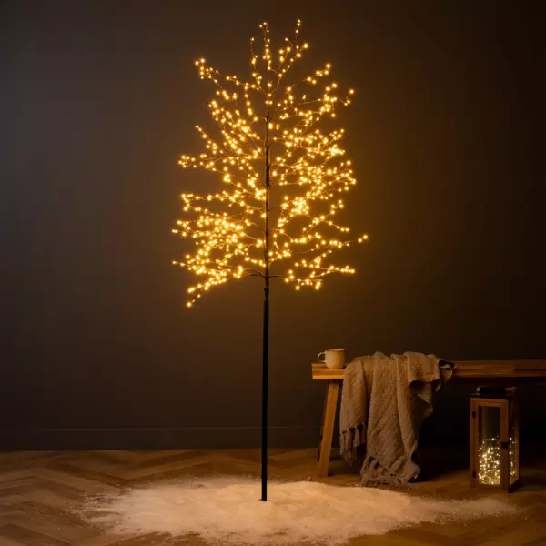 �rbol luminoso 720 LED (180 cm) Eliot Blanco c�lido/naranja