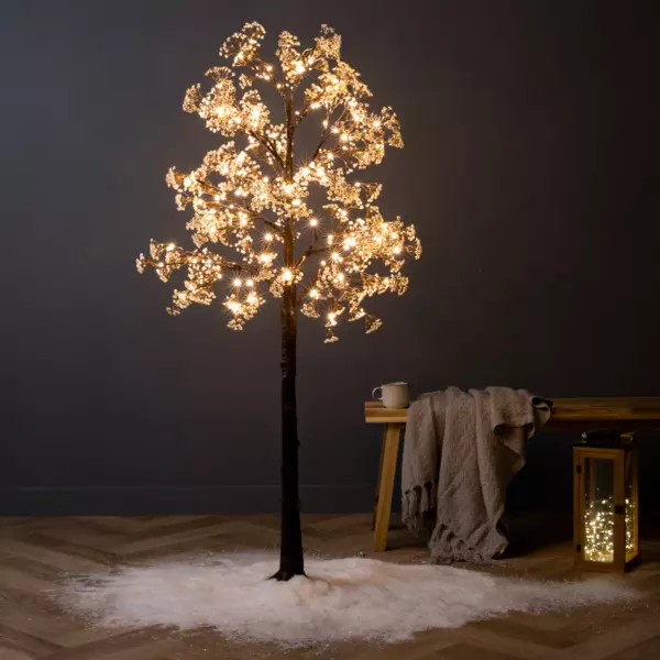 Alberi luminosi 126 LED (H150 cm) Ciliegio in fiore Bianco caldo