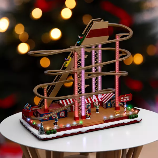 Stor lysende og musikalsk forlystelsesparksscene