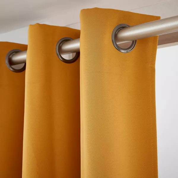 Rideau obscurcissant (140 x 280 cm) Dark Jaune moutarde