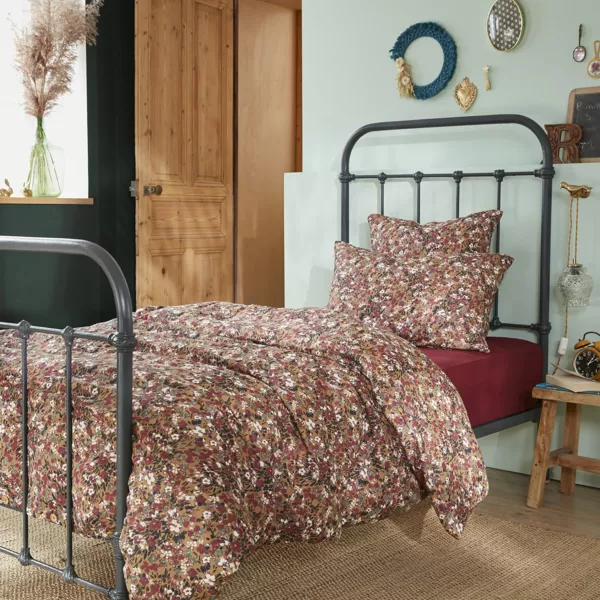 Housse de couette gaze de coton (140 x 200 cm) Constance Camel