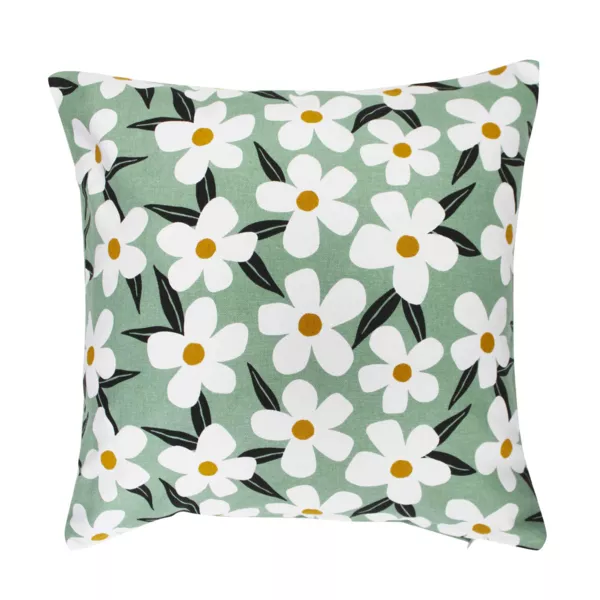 Betr�k til pude i bomuld (40 x 40 cm) Darcy Salviegr�n