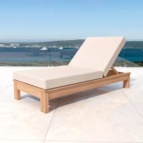 Transat en bois d'acacia Born�o Sable