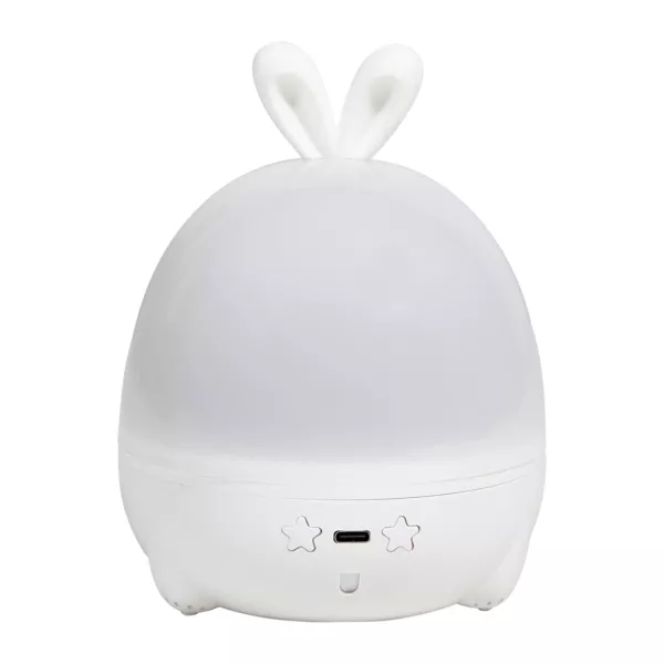 Natlampe til b�rn batteri eller usb (12 x 15,7 cm) Hvid Kanin
