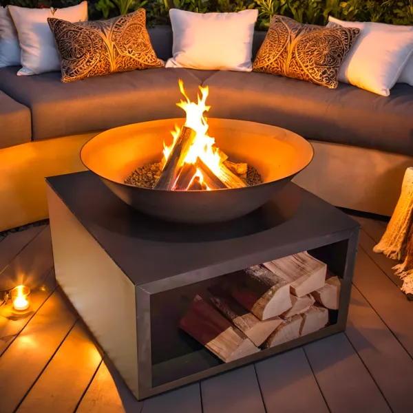 Brasero Moderna Negro