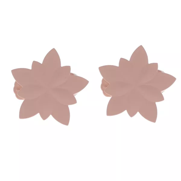 Set di 2 pinze tende Nymph�as Rosa cipria