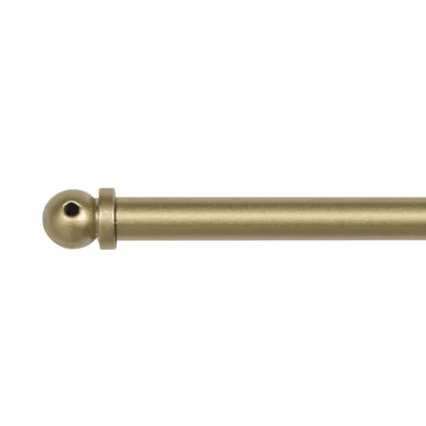 Udtr�kkelig rund gardinstang (L40 - 60 cm /D7 mm) Pietro Guld
