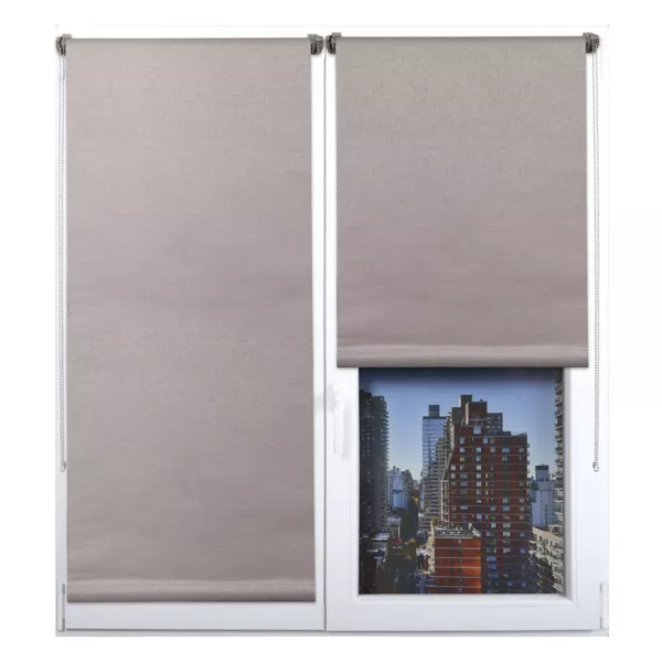 Store enrouleur occultant (45 x 90 cm) Lio Taupe 