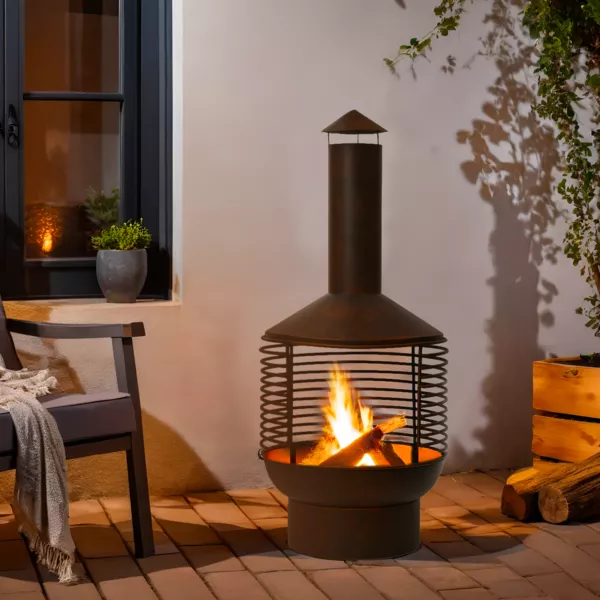 Bras�ro chimenea de exterior M�rida - Caf� antiguo