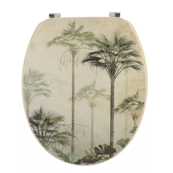 Toiletbril houten stijl Palmen Florida