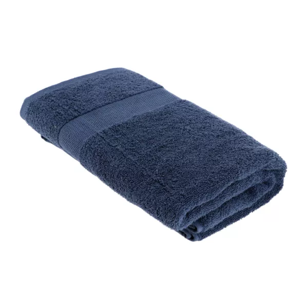 Asciugamano in cotone (90 x 150 cm) Timeless Blu navy