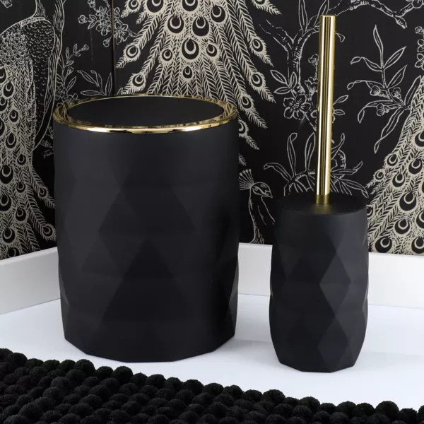 Cestino da bagno 6L Rubby Nero