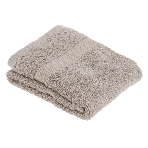 Badeh�ndkl�de i bomuld (30 x 50 cm) Timeless Taupe