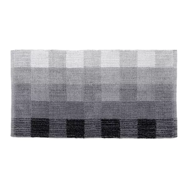 Tappeto da soggiorno cotone (45 x 90 cm) Louise Grigio