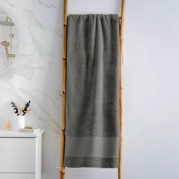 Badetuch aus Bio-Baumwolle (90 x 150 cm) M�line Rosmaringr�n