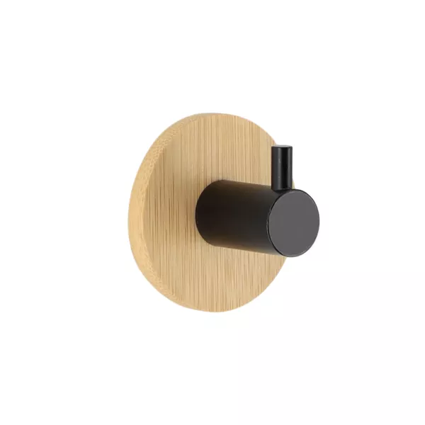 Pat�re adhesive 3M bambou (D4.5 cm) Noir